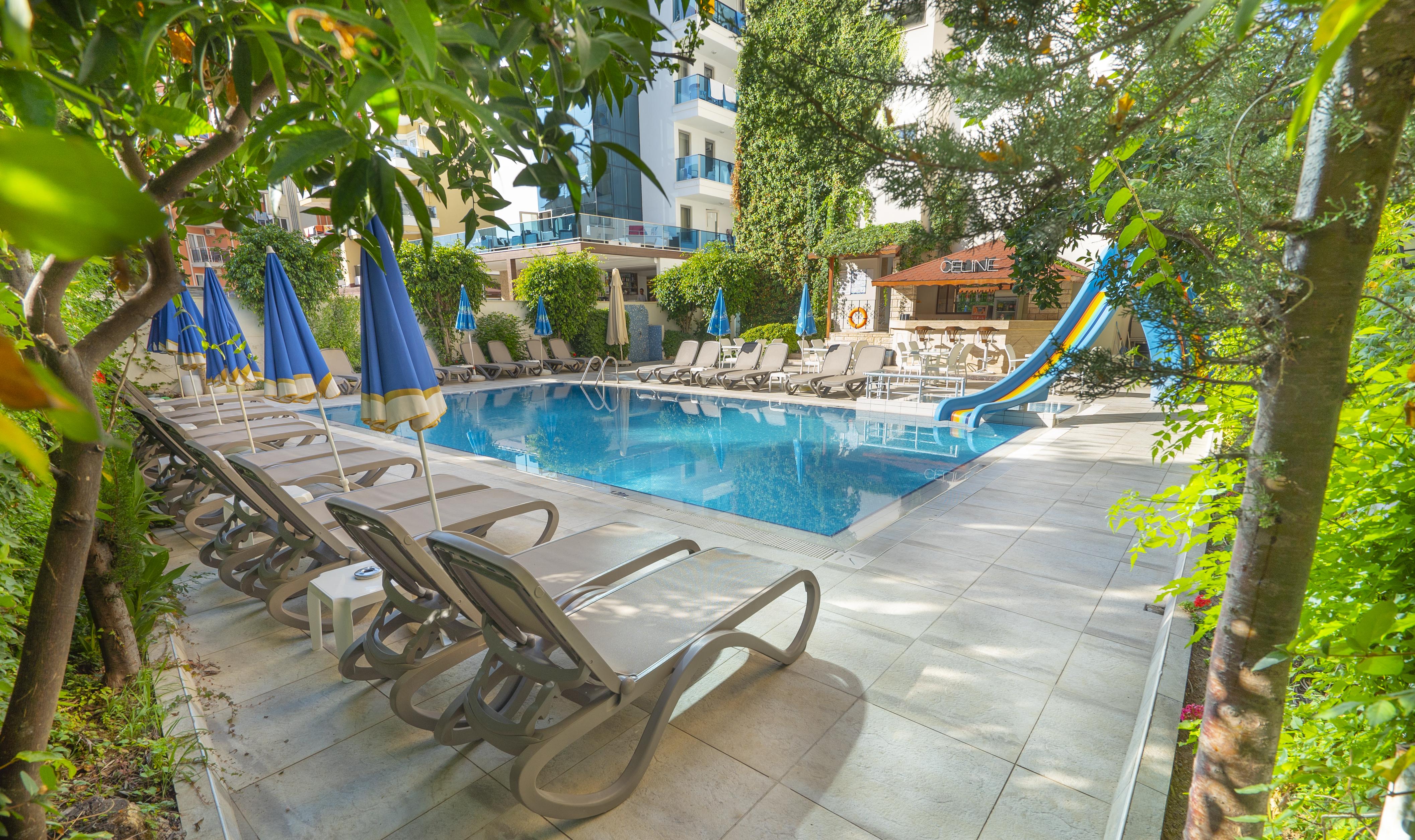 Kleopatra Celine Hotel Алания Экстерьер фото